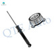 Rear Suspension Strut Assembly-Wheel Hub Bearing Assembly For 1997-2000 BMW 528i