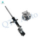 Rear Left Suspension Strut Assembly-Wheel Hub Bearing Assembly For 1995-2003 Toyota Avalon