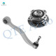 Front Left Lower Rearward Control Arm Ball Joint-Wheel Hub Bearing Assembly For 2004 2005 BMW 545I
