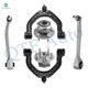 Set of 6 Front Upper-Lower Forward Control Arm Ball Joint-Wheel Hub Bearing Assembly For 2014-2021 Tesla S