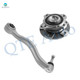 Front Right Lower Rearward Control Arm Ball Joint-Wheel Hub Bearing Assembly For 2004-2006 BMW 525I