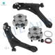 Set of 4 Front Lower Control Arm Ball Joint-Wheel Hub Bearing Assembly For 1995-2005 Chevrolet Cavalier