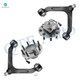 Set of 4 Front Upper Control Arm Ball Joint-Wheel Hub Bearing Assembly For 2006 Dodge RAM 3500 RWD