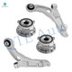 Set of 4 Front Lower Control Arm-Wheel Hub Bearing Assembly For 2014-2018 Jeep Cherokee