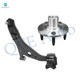 Front Right Lower Control Arm Ball Joint-Wheel Hub Bearing Assembly For 2007-2010 Lincoln MKX