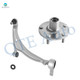 Front Right Lower Control Arm Ball Joint-Wheel Hub Bearing Assembly For 2004-2008 Nissan Maxima