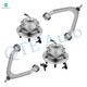 Set of 4 Front Upper Control Arm Ball Joint-Wheel Hub Bearing Assembly For 2006-2008 Hummer H3