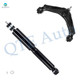Front Upper Control Arm Ball Joint-Shock Absorber For 2001-2010 GMC Sierra 2500 HD Monotube Performance Upgrade