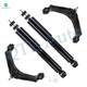 Set of 4 Front Upper Control Arm Ball Joint-Shock Absorber For 1999 2001-2004 Chevrolet Silverado 2500