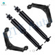 Set of 4 Front Upper Control Arm Ball Joint-Shock Absorber For 2001 GMC Yukon XL 2500