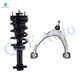 Front Left Upper Control Arm Ball Joint-Quick Complete Strut-Coil Spring Assembly For 2019 Chevrolet Silverado 1500 LD Monotube Performance Upgrade