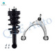 Front Left Upper Control Arm Ball Joint-Quick Complete Strut-Coil Spring Assembly For 2017 2018 GMC Sierra 1500
