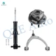 Set of 3 Front Right Upper Control Arm Ball Joint-Wheel Hub Bearing Assembly-Suspension Strut Assembly For 2015-2020 Chevrolet Suburban RWD