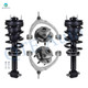 Set of 6 Front Upper Control Arm Ball Joint-Wheel Hub Bearing Assembly-Quick Complete Strut-Coil Spring Assembly For 2015-2020 GMC Yukon XL