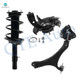 Set of 3 Front Right Lower Control Arm-Suspension Knuckle Assembly-Quick Complete Strut-Coil Spring Assembly For 2013-2017 Honda Accord