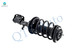 Set of 3 Front Left Lower Control Arm-Suspension Knuckle Assembly-Quick Complete Strut-Coil Spring Assembly For 2003-2008 Pontiac Vibe