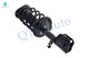 Set of 3 Front Right Lower Control Arm-Suspension Knuckle Assembly-Quick Complete Strut-Coil Spring Assembly For 2003-2008 Pontiac Vibe