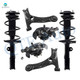Set of 6 Front Lower Control Arm-Suspension Knuckle Assembly-Quick Complete Strut-Coil Spring Assembly For 2003-2008 Toyota Corolla