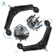 Set of 4 Front Upper Control Arm Ball Joint-Wheel Hub Bearing Assembly For 2001-2006 Chevrolet Silverado 2500 HD RWD