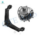 Front Upper Control Arm Ball Joint-Wheel Hub Bearing Assembly For 2001-2003 2005 2006 GMC Sierra 1500 HD RWD