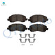Set of 8 Front 294mm Brake Disc Rotors-Ceramic Brake Pad Kit-Suspension Knuckle Assembly For 2008-2012 Dodge Caliber