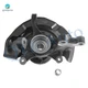 Set of 4 Front 296mm Suspension Knuckle Assembly-Drilled Slotted Brake Disc Rotors For 2007-2011 Toyota Camry