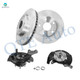 Set of 4 Front 275mm Brake Disc Rotor-Suspension Knuckle Assembly For 2004-2006 Toyota Camry