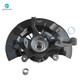Set of 4 Front 296mm Drilled Slotted Brake Disc Rotors-Suspension Knuckle Assembly For 2012-2017 Toyota Camry