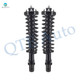 Pair 2 Front Quick Complete Strut-Coil Spring Assembly For 1996-1998 Isuzu Oasis Pair 2 Front Quick Complete Strut-Coil Spring Assembly For 1996-1998 Isuzu Oasis