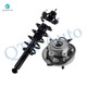Rear Right Wheel Hub Bearing Assembly-Quick Complete Strut-Coil Spring Assembly For 2011-2020 Dodge Journey
