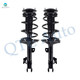 Front Left-Right Quick Complete Strut-Coil Spring For 2004-2006 Lexus Rx330 FWD