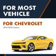 Pair of 2 Rear Shock Absorber For 2016-2023 Chevrolet Camaro