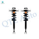 Pair of 2 Front Quick Complete Strut-Coil Spring Assembly For 2002-2008 Audi A4 Quattro