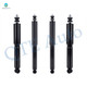 Set of 4 Front-Rear Shock Absorber For 1992-2002 Ford E-150 Econoline Club Wagon