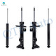 Set 4 Front Suspension Strut-Rear Shock For 2014-2016 Mercedes-Benz E250 Bluetec Monotube Performance Upgrade