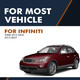 Pair of 2 Rear Shock Absorber For 2013 Infiniti EX37