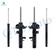 Set 4 Front Suspension Strut Assembly-Rear Shock Absorber For 2013 Ford Escape