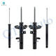 Set of 4 Front Suspension Strut Assembly-Rear Shock For 2015-2019 Lincoln MKC Monotube Performance Upgrade