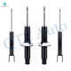 Set of 4 Front Bare Strut-Rear Shock Absorber For 2008-2014 Cadillac CTS AWD Monotube Performance Upgrade