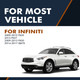 Rear Shock Absorber For 2014-2017 Infiniti QX70