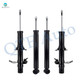 Set 4 Front Suspension Strut Assembly-Rear Shock For 2009-2013 Infiniti FX50 AWD