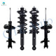 Set of 4 Front Strut-Rear Quick Complete Strut-Coil Spring For 2015 2016 Honda CR-V AWD