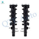 Pair of 2 Front L-R Quick Complete Strut-Coil Spring For 2014 2015 2017 Infiniti Q60 Coupe AWD