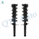 Pair of 2 Front L-R Quick Complete Strut-Coil Spring Assembly For 2014 2015 Infiniti Q60 Convertible