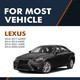 Pair of 2 Rear Shock For 2014 2015 Lexus IS250 Monotube Performance Upgrade