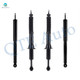Set 4 Front Suspension Strut Assembly-Rear Shock For 2007-2009 Toyota Fj Cruiser