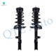 Pair Rear Left-Right Quick Complete Strut-Coil Spring For 2007 Lexus Rx350 FWD