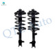 Pair Front Left-Right Quick Complete Strut-Coil Spring For 2001-2002 Acura Mdx