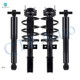Front - Rear Set of 4 Quick Complete Strut - Shock For 2007-2012 GMC Acadia