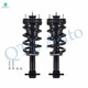 Pair of 2 Front Quick Complete Strut-Coil For 2019 Chevrolet Silverado 1500 LD 4WD